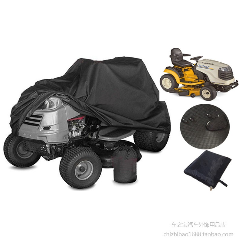 Shovel Grass Hood Black Mower Hood Oxford Cloth Tractor Mower Hood Waterproof Hood for adult Scooter Hood