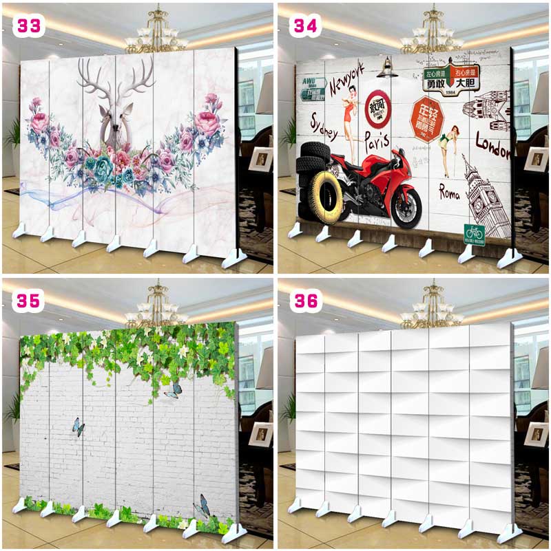 Bán chạy nhất màn hình gấp vách ngăn hiên phòng khách phòng ngủ 3D thời trang tường đơn giản nam và nữ YY neo phát sóng trực tiếp - Màn hình / Cửa sổ bình phong gỗ