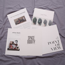 ins style English magazine card photo props background paper food photography card paper nail art jewelry pendulum props