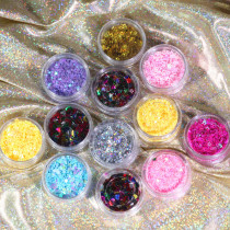 Japanese cute dream Star Moon color sequins glitter manicure sequins available makeup sequins makeup eye makeup