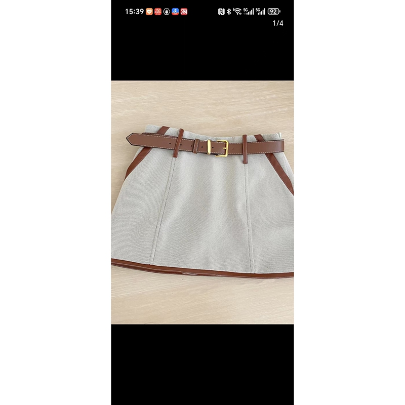 Tokyo Sunset Half Skirt (Invisible Zipper, with Safety Shorts)