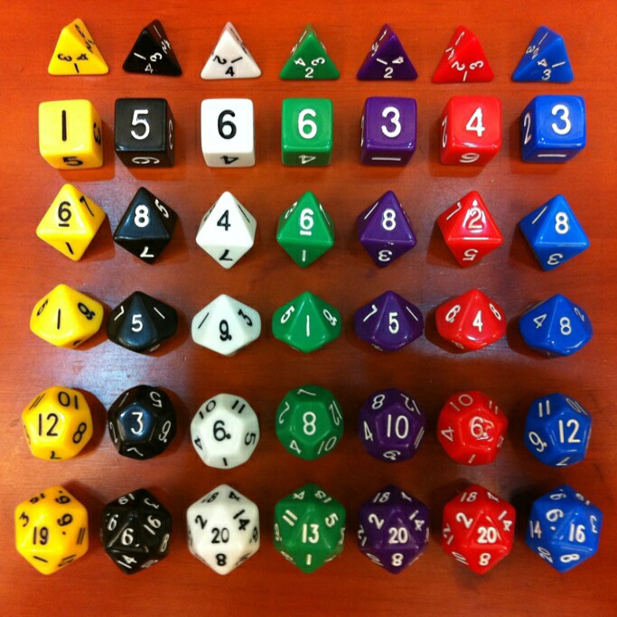 Multi-face dice 4-20 noodles cheap and fine with six grain clothes] DND school Menmouth Night Market Walking Street Stall Christmy-Taobao