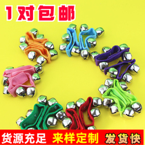 Childrens wrist bells Orff percussion instrument dance hand bells and foot bells kindergarten early education teaching aids rattle bells string bells