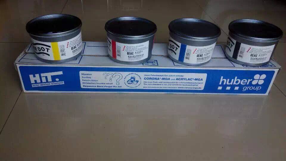 Germany imported Amber high temperature offset printing rotary ink 250℃degree grinding wheel paper high temperature paper