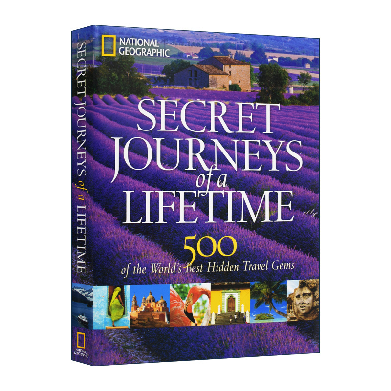 English Original Edition Secret Journeys of a Lifetime: 500 Hidden Travel Gems from Around the World, Imported Original English Books English Original Edition Secret Journeys of a Lifetime: 500 Hidden Travel Gems from Around the World, Imported Original English Books