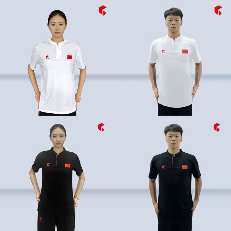 Amazing Power: Light Luxury Chinese-Style Stand Collar Martial Arts Instructor Uniform, Martial Arts Referee Uniform