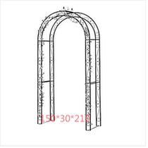 European wrought iron arches flower frame climbing courtyard outdoor flower arch rose climbing garden garden flower bracket