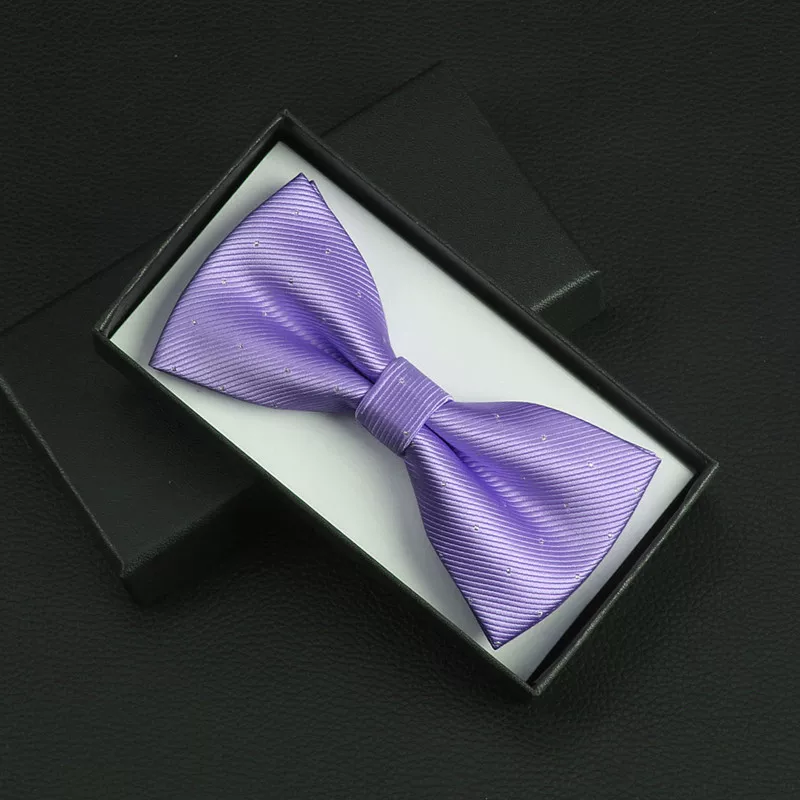 Golden wedding dress for men and women, beige bow tie with bow, champagne color