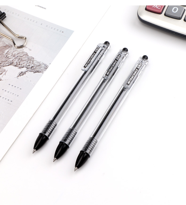 宝克按压中性笔1902/PC199签字笔0.5mm