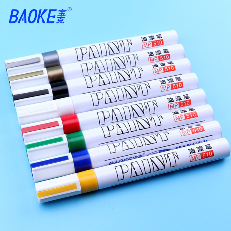 [USD 5.36] Baoke paint pen MP510 graffiti pen paint pen paint pen black