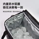 Утепленная охлаждаемая сумка-холодильник для кемпинга, портативная водонепроницаемая сумка-органайзер