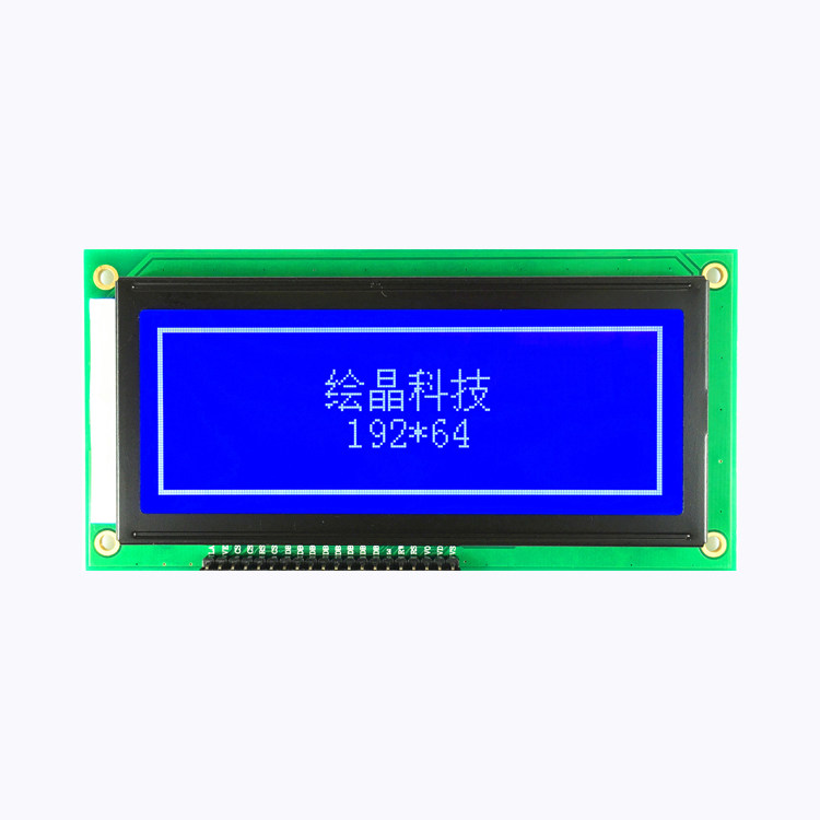 19264TXA LCD screen not with word library 130 * 60 industrial grade 3 3V 5V blue bottom white word manufacturer direct