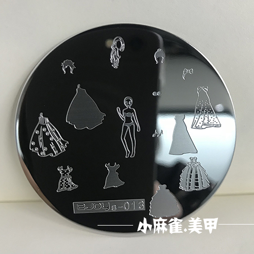 Công cụ làm móng tay in ấn tấm thép mẫu lá sen sen chòm sao new unicorn zjoys máy dũa móng tay