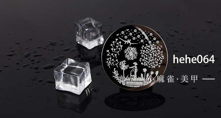 Nail art in tấm template nail công cụ đánh bóng hehe nước gợn cổ tích kẻ sọc giấy lau gel