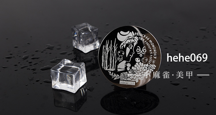Nail art in tấm template nail công cụ đánh bóng hehe nước gợn cổ tích kẻ sọc giấy lau gel