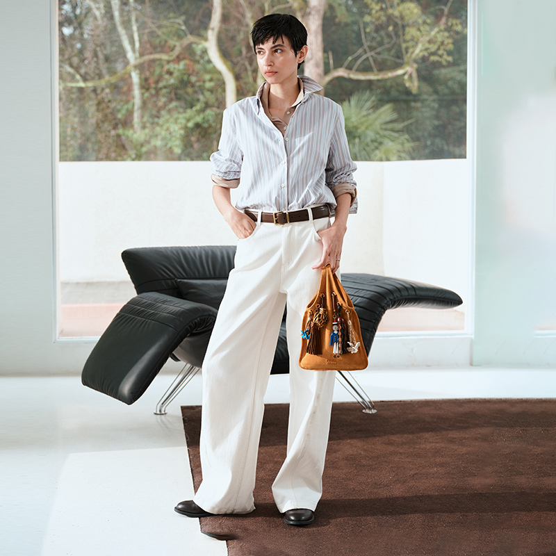 Yasako/ "Slimming Miracle Jeans" Denim Series Zero Pressure 3D Slimming Lightweight Vintage White Jeans