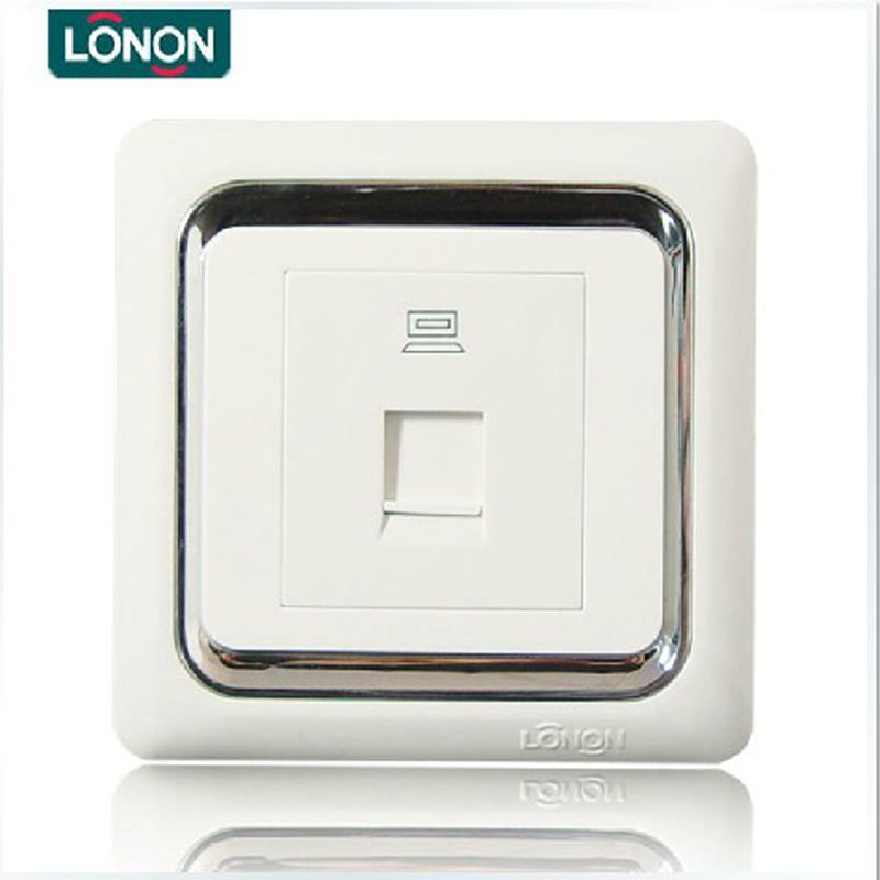 Longenergy switch panel socket Longable NB12 series One computer socket (Internet) socket