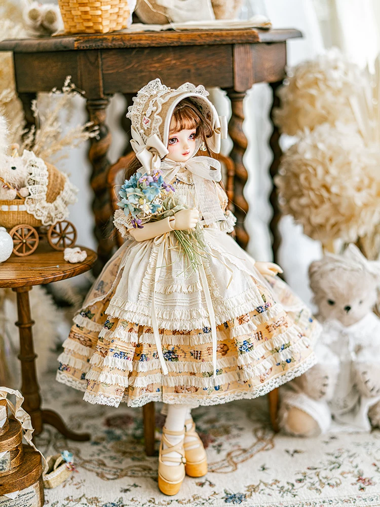 [MELODY.C BJD MDD 四分男女 berry bear PH风连衣裙]