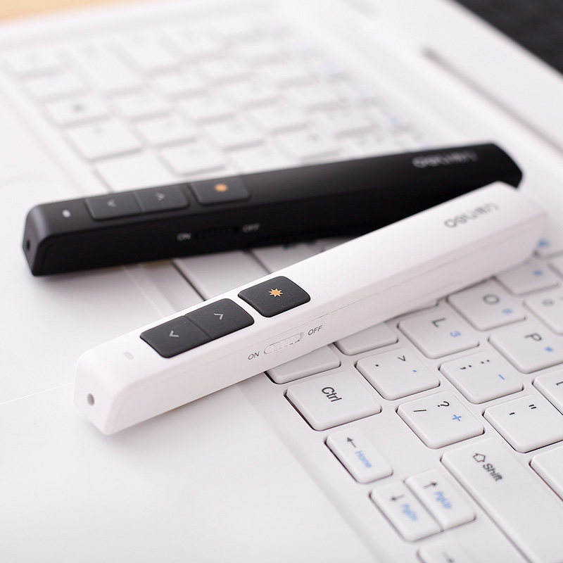 Deli laser projection demonstration pen PPT page turning pen remote control pen electronic pen teaching whip teacher with speech pen