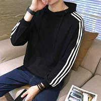 Áo len mùa thu nam áo khoác mùa thu nam áo khoác nam với mũ quần áo thanh niên áo khoác mùa đông nam áo khoác nam hoodie