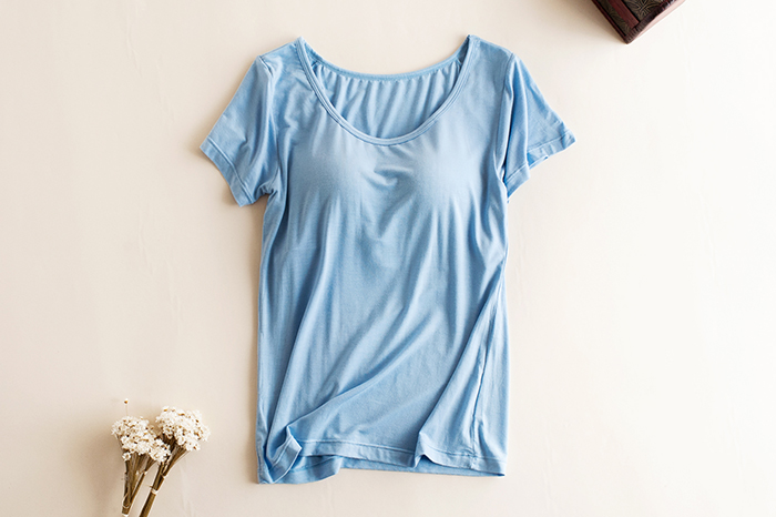 Với một chiếc áo ngực có thể được đeo bên ngoài nữ mùa hè phương thức ngắn tay t- shirt quần short đồ ngủ xl giản dị dịch vụ nhà phù hợp với