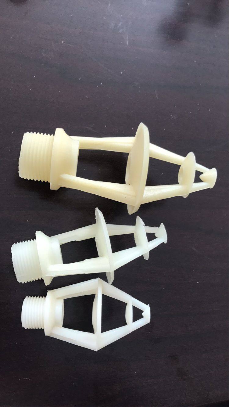 PP spiral three-splash nozzle Polypropylene condenser nozzle Desulfurization tower spray pipe special rake water spray