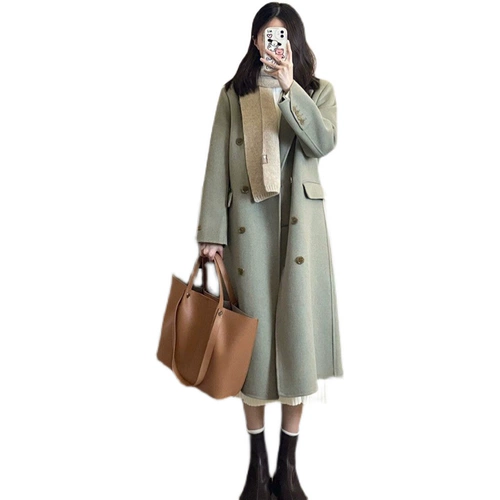 Шерстяное пальто, демисезонная зимняя куртка, подходит для подростков, увеличенная толщина