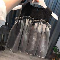 South Korean girls dress for dress and summer dress girls gown princess dress vests baby girl skirt baby princess dress