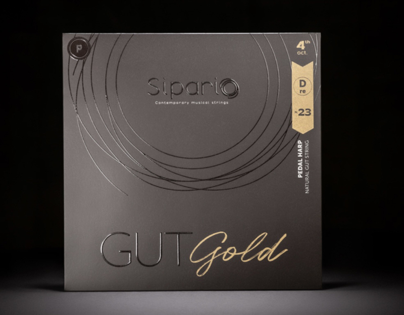 Italy's Salvi Sipario Imported Gut Gold Gut Strings for Harp Pedals with New Craftsmanship