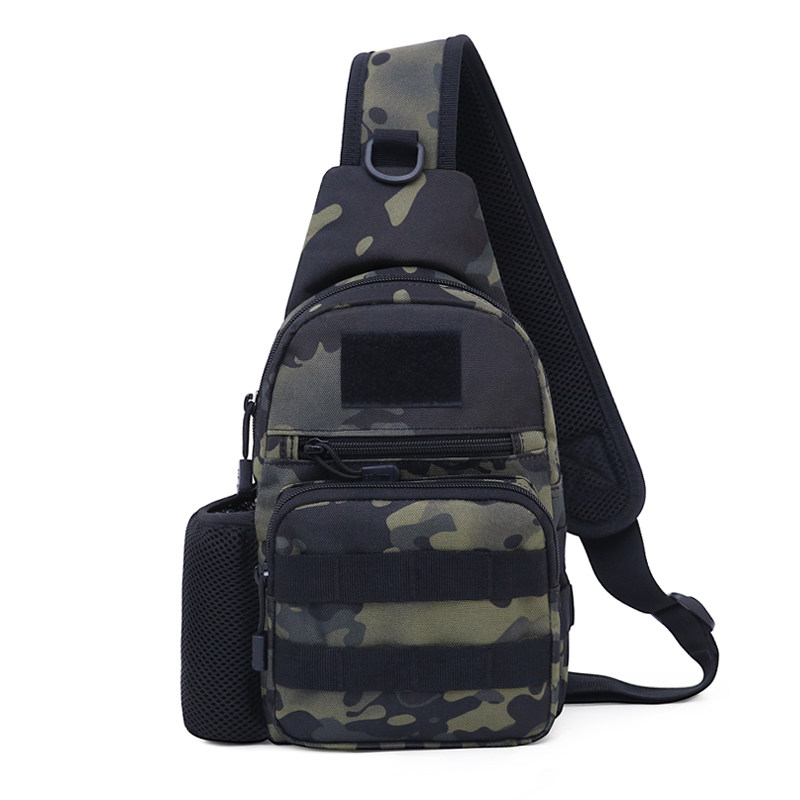 Imperial Martial Arts Outdoor Camouflares Men's And Women's Chest Bag Tactical Multifunction Riding Single Shoulder Diagonal Satchel Kettle Slingshot Bag
