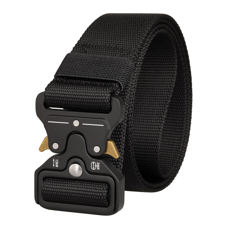 New outdoor men's tactical multi-functional camouflage clothing pants belt for training CS nylon wear-resistant strong belt 130cm