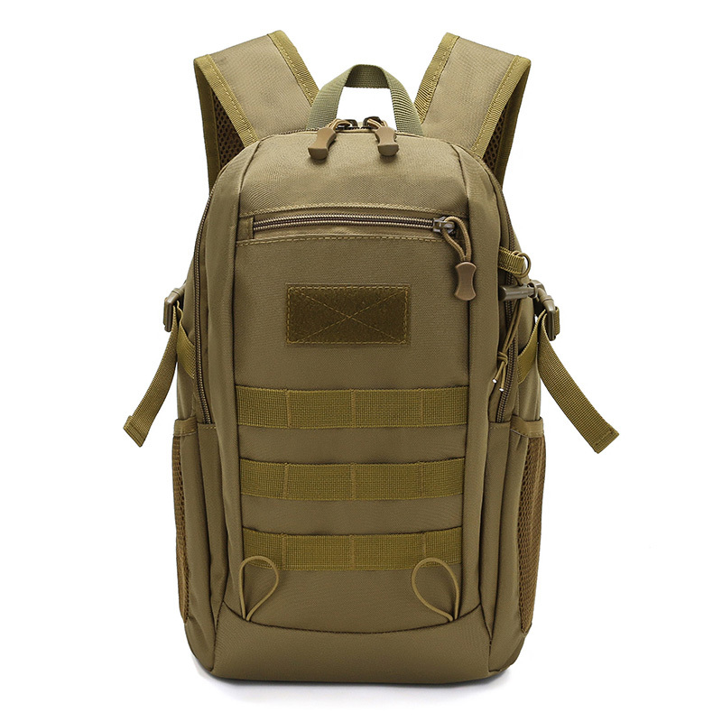 New Outdoor Camouflage Men's and Women's Tactical Expansion Training Wear-Resistant Mountaineering Backpack Children's Small Backpack School Bag