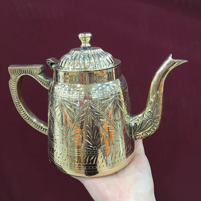 copper pot copper teapot Pakistani copperware