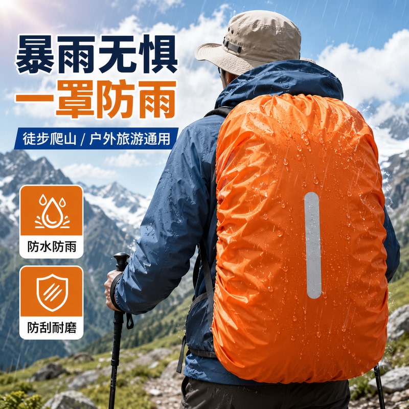 Backpack Rainproof and Waterproof Cover, Full-Cover Backpack Cover for Hiking, Outdoor Camping, Mountaineering, Cycling, Dustproof and Mud-Proof Bag Backpack Rainproof and Waterproof Cover, Full-Cover Backpack Cover for Hiking, Outdoor Camping, Mountaineering, Cycling, Dustproof and Mud-Proof Bag