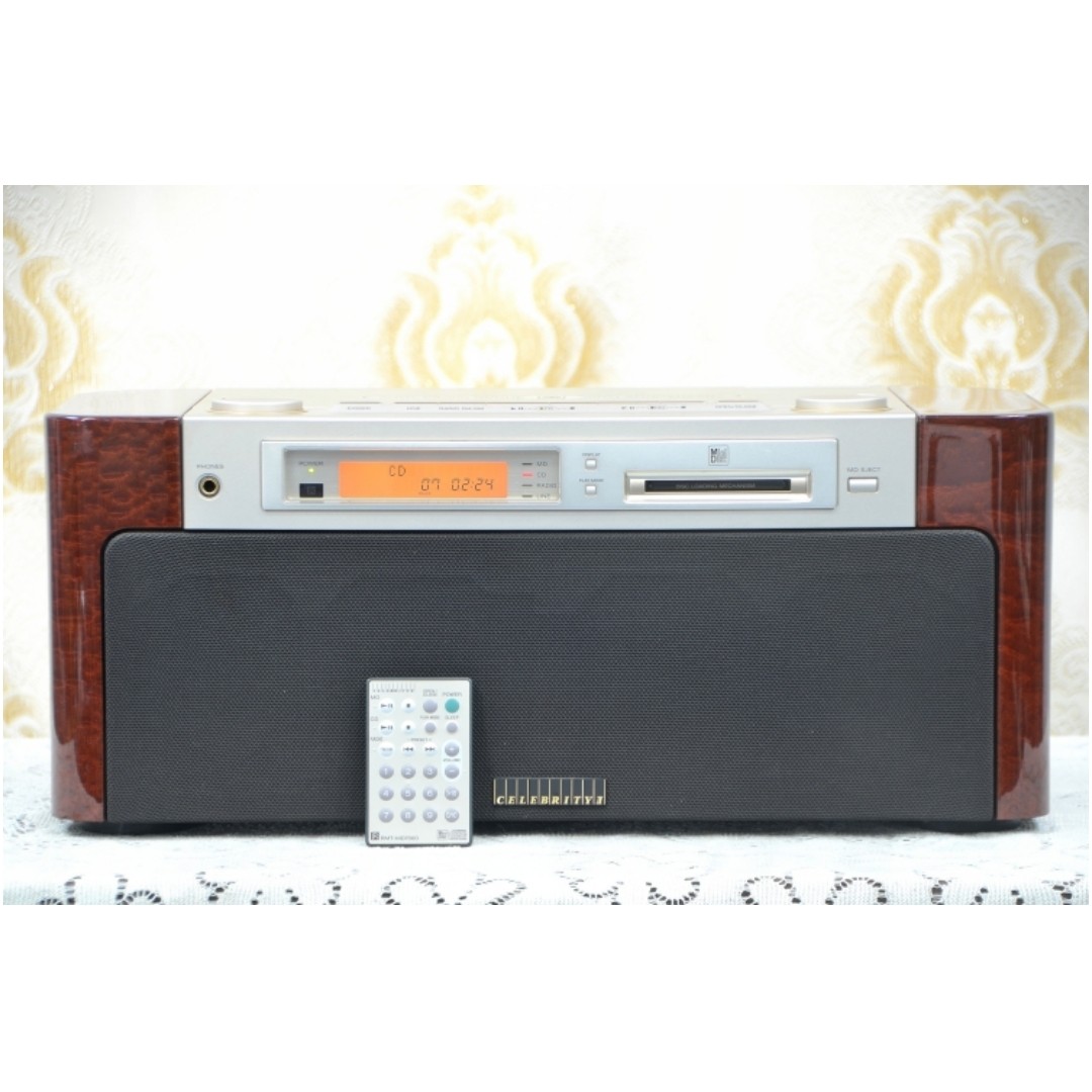 进口二手原装索尼Sony MD-7000桌面组合音响周年纪念版CD机，复古情怀与现代音质完美融合！-MD-淘宝好物网