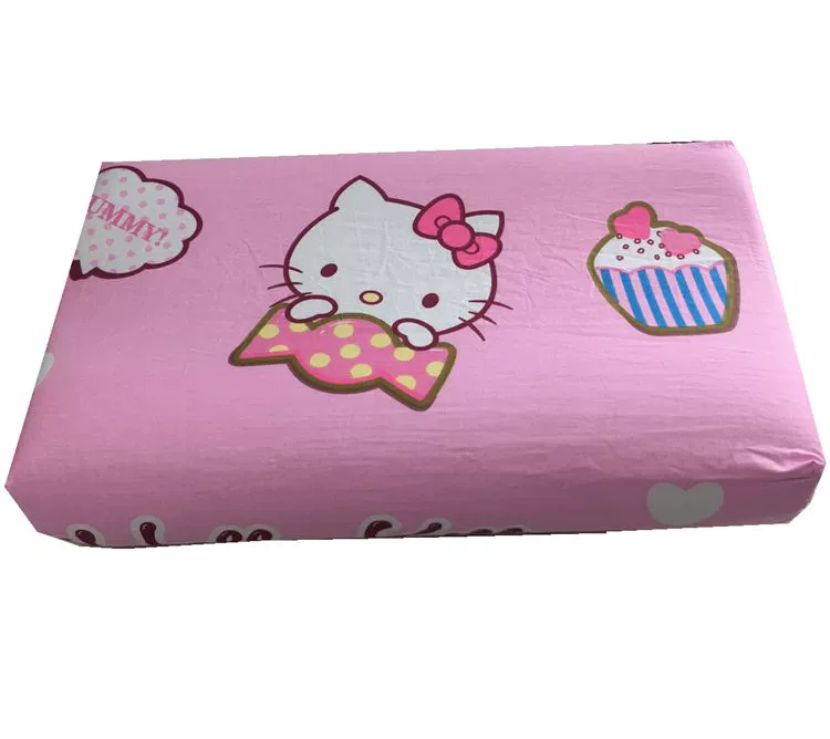 Cotton mới cotton tươi và sọc dễ thương lưới tối màu kích thước latex nhớ bé gối đặt tùy chỉnh - Gối trường hợp