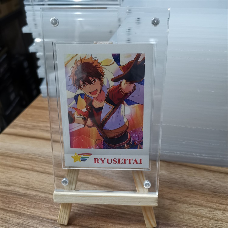 High-resolution card brick with groove acrylic strong magnetic PATRICK PTCG star card 35PT