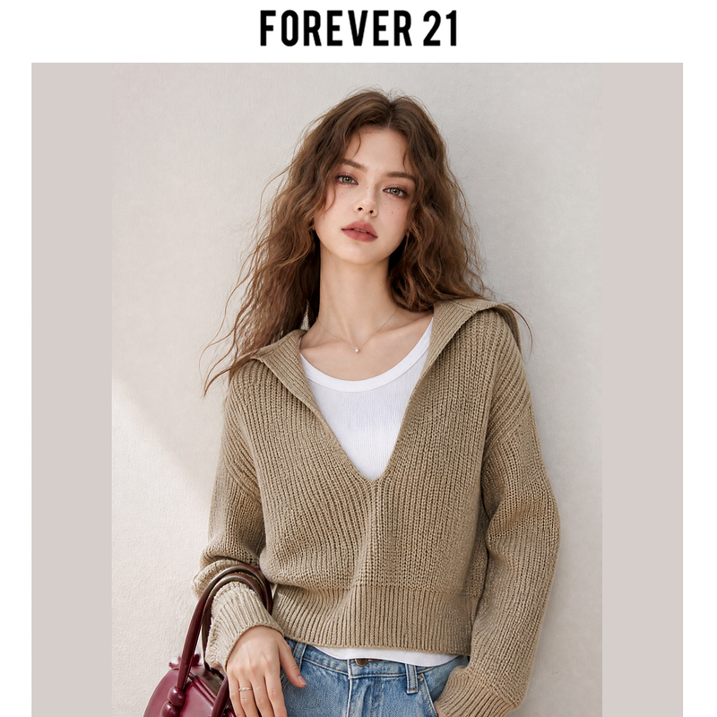 Forever 21 Khaki Fashion Versatile Suit 2026 Autumn and Winter New Fashion Suit Women's Trend Forever 21 Khaki Fashion Versatile Suit 2026 Autumn and Winter New Fashion Suit Women's Trend