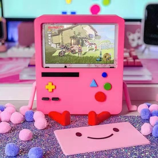 switch console bracket cute cartoon multicolored plastic material palm console screen holder charge-Taobao