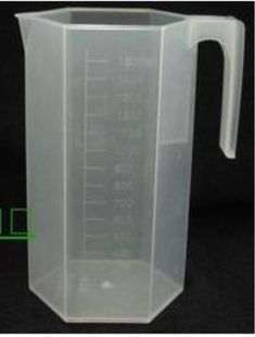 250ml 1500ml m plastic cup diamond shape cup hexagonal burner cup Scale cup