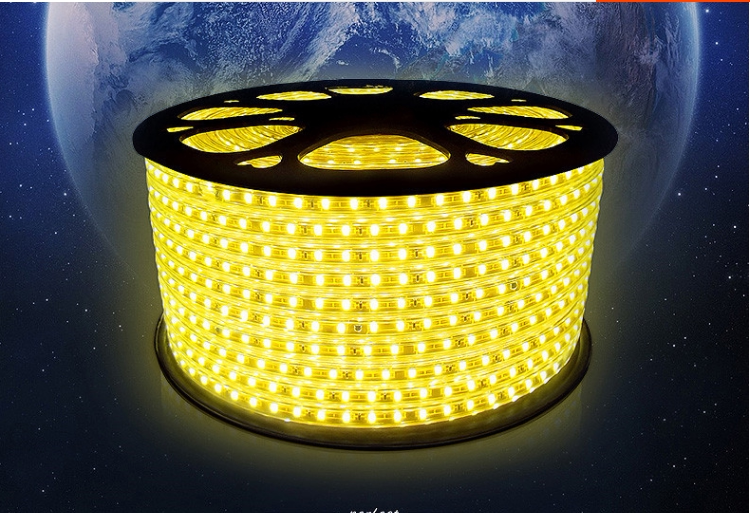 Green Energy Green Source Single Row LED Light Strip 220V Double Row 2835 5730 Living Room Light Slot Waterproof LED Light Strip