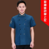 Синяя футболка, короткий рукав