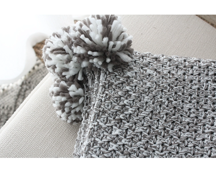 Các mô hình phòng mới Bắc Âu phong cách tối giản Sphere đan len chăn sofa chăn mền chăn bìa mùa thu và mùa đông giải trí mền trang trí - Ném / Chăn chăn lông cừu nhật