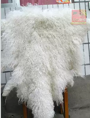 Beach sheepskin custom children's waistcoat sheepskin whole leather-shaped waistcoat Raw material lambskin fur one