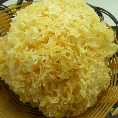 Tremella dry natural snow ear super authentic waxy wild 100g non-sulfur food bulk white fungus