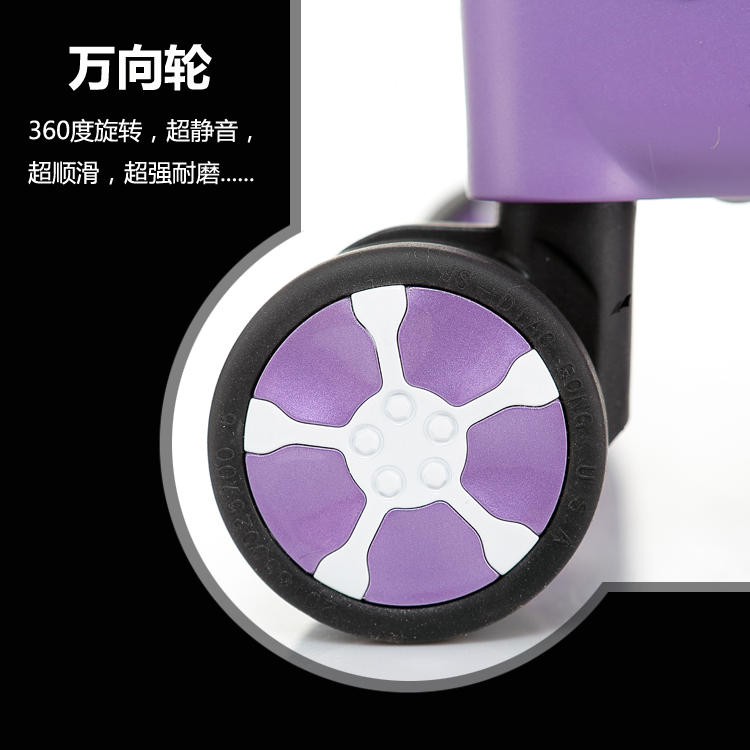 Chà chống xước SGG khung nhôm trường hợp xe đẩy bánh xe phổ hành lý nữ vali 26 inch nam hộp mật khẩu hộp khóa vali du lich