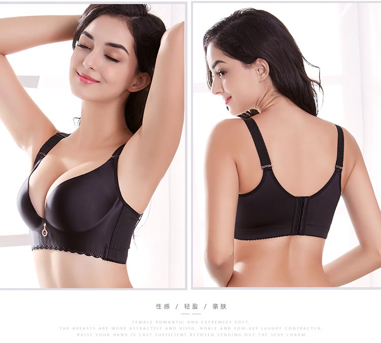 Mỡ mm cộng với phân bón XL không có vòng ngực bằng thép ngực nhỏ tập hợp đồ lót A90B95A100B105A110B115A áo ngực đẹp