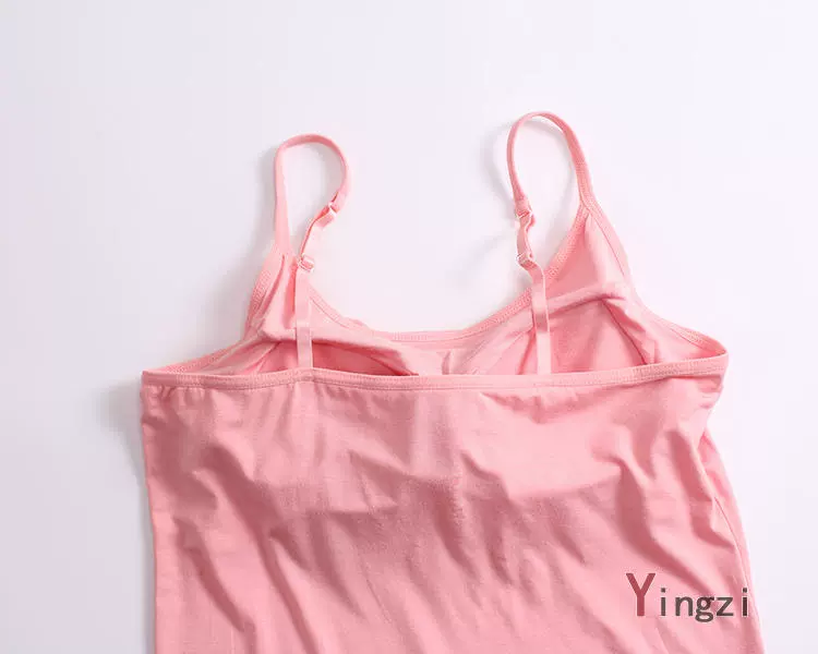 Modal với một miếng đệm ngực bên trong yoga no rims bra top sling đáy áo sơ mi không tay vest thể thao nữ