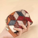 Кошелек, короткий бумажник, маленькая сумка клатч, небольшой изысканный маленький легкий и тонкий картхолдер, из натуральной кожи