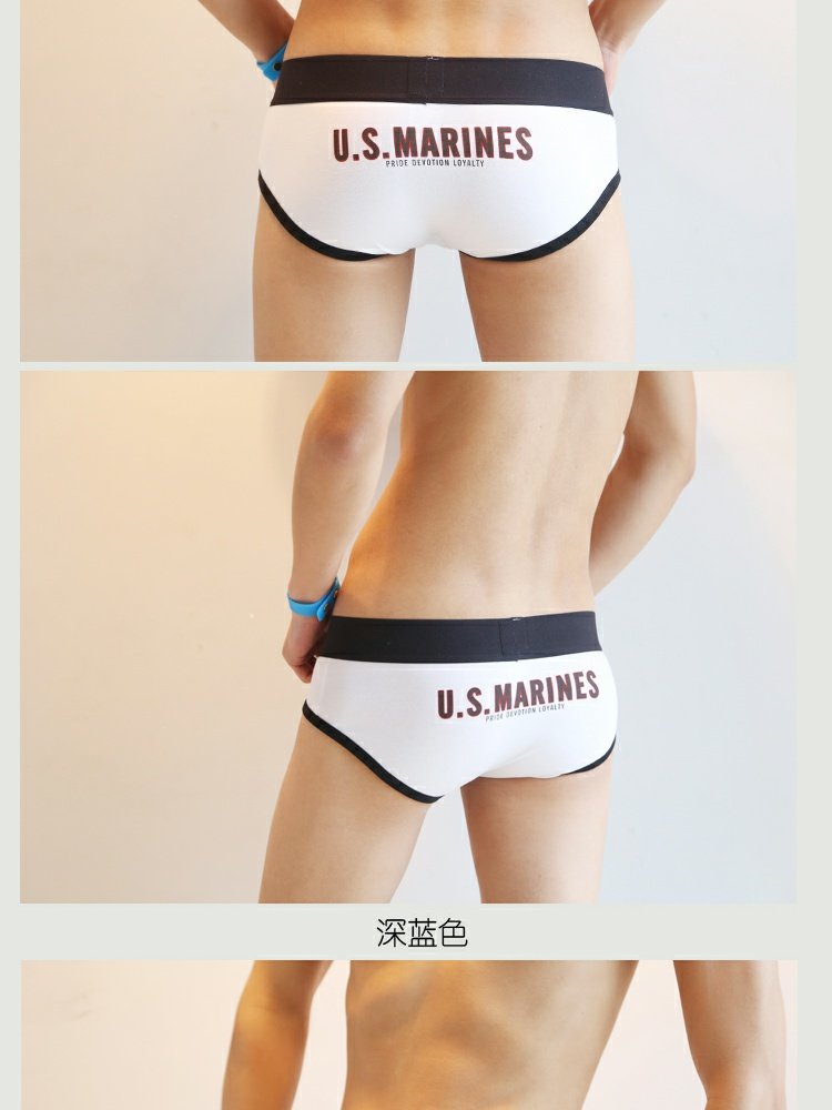 [Xuanyue] Quần cotton nam in eo thấp bó sát đồ lót tam giác gợi cảm U đồ lót nam lồi quần lót nam dành cho tuổi 12
